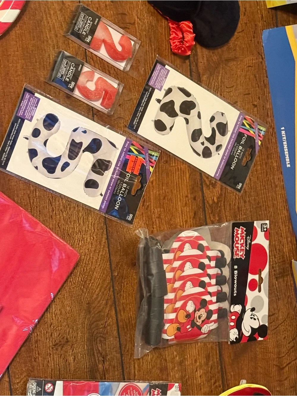 Disney Mickey Mouse Party Decorations Kit in Red, Black, White